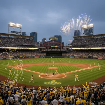 Fans pack Petco Park for the Savannah Bananas baseball game, showcasing the electric atmosphere of the event.