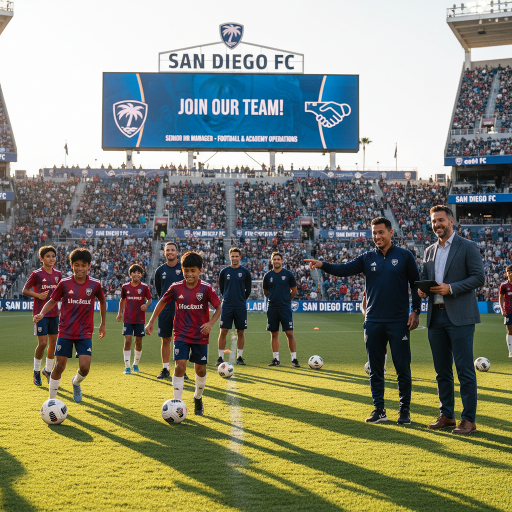 San Diego FC seeks HR manager for football and academy operations