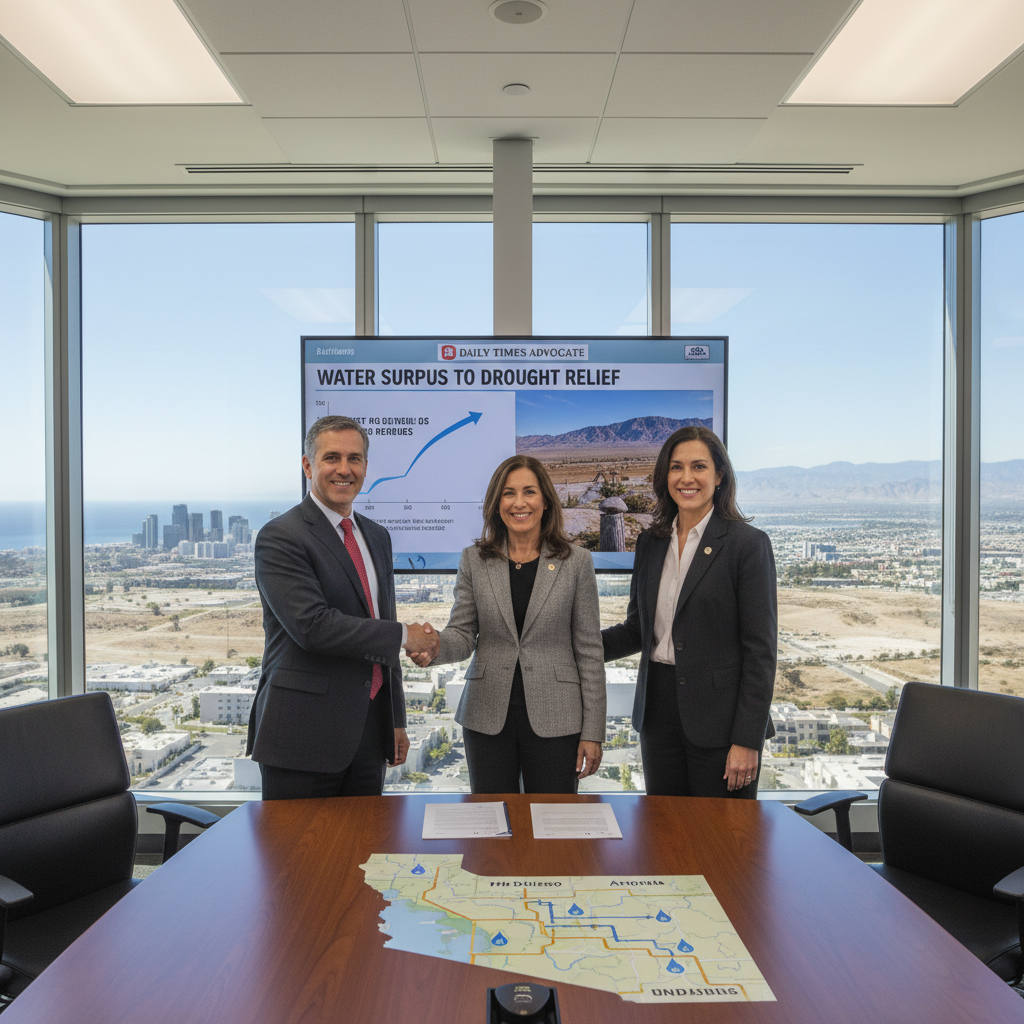 San Diego to sell surplus water to Arizona and Nevada
