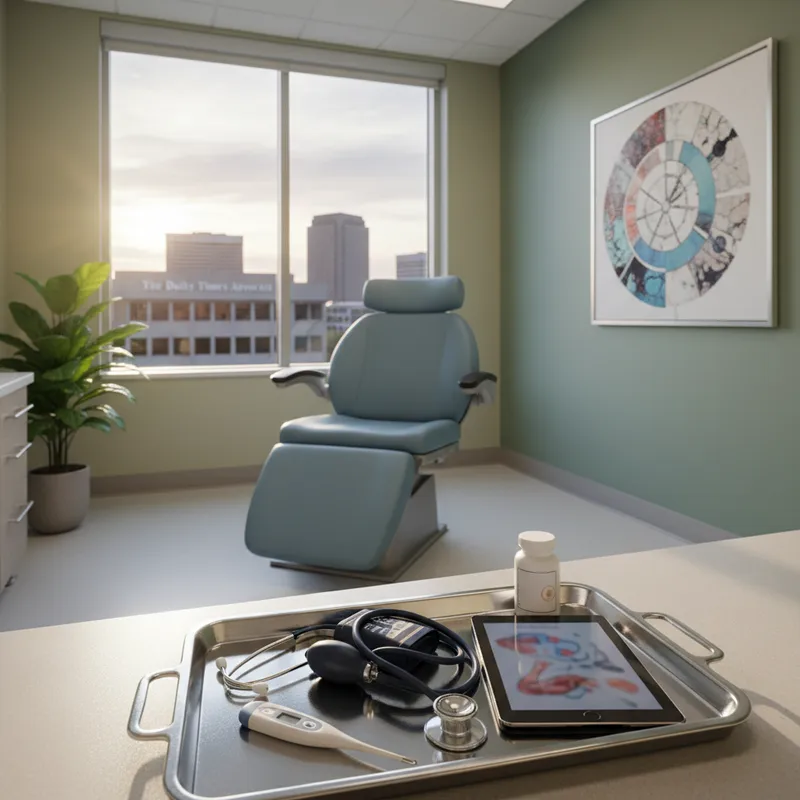 A clean, bright, and sterile healthcare or clinical environment with no people, text, or watermarks.