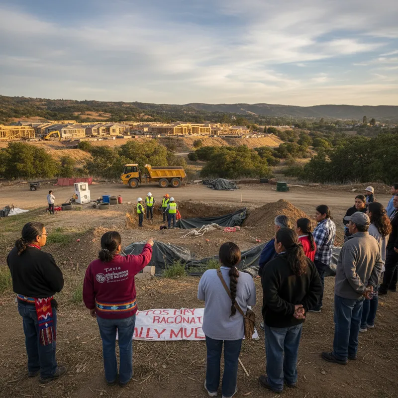 Ancestral remains discovered at Poway housing development site, prompting tribal concerns