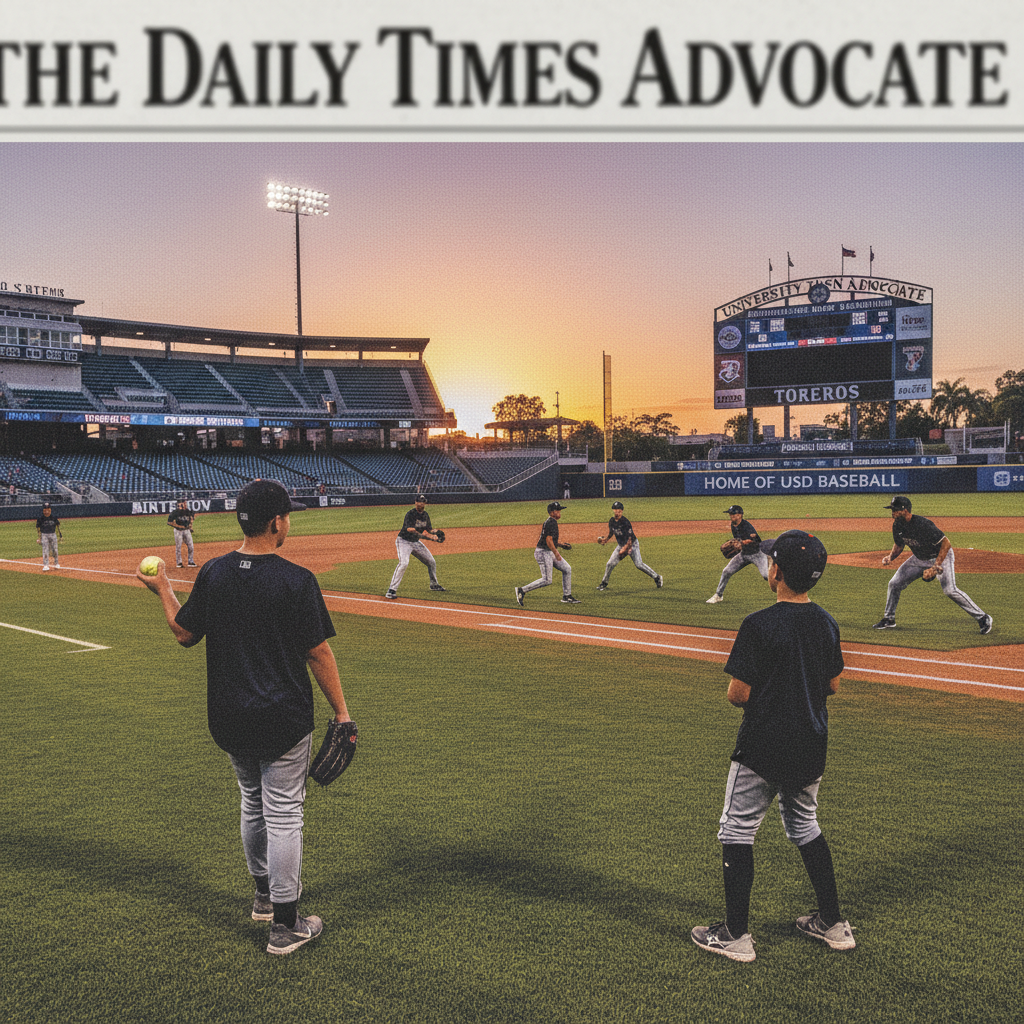 A sport news photograph from The Daily Times Advocate